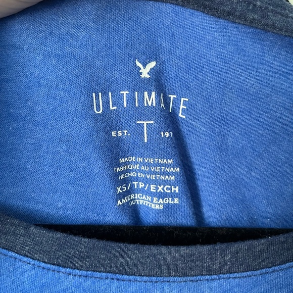American eagle blue baseball tee - Picture 2 of 3